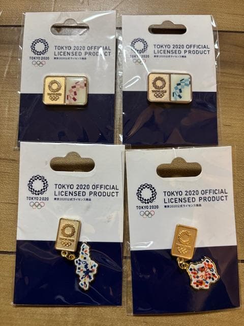東京2020　ピンバッジ　オリンピックエンブレム