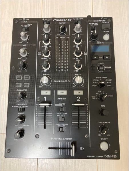 DJM-450 Pioneer DJ 2ch DJミキサー