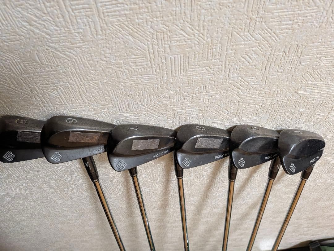 藤本技工マッスルバックアイアン　ノーメッキ6本セット