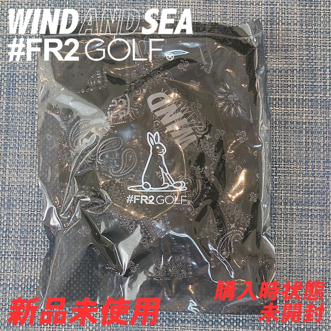 FR2 GOLF × WIND AND SEA バケットハット ペイズリー 黒