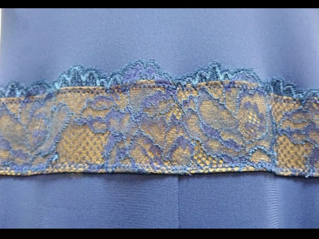 SALE☆チャコット　社交ダンス　スカート M ブルー レース　定価51700円