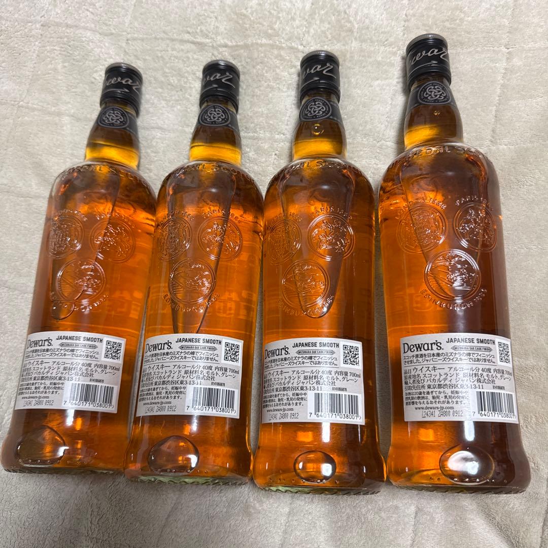 Dewar's Japanese Smooth 700ml 4本セット