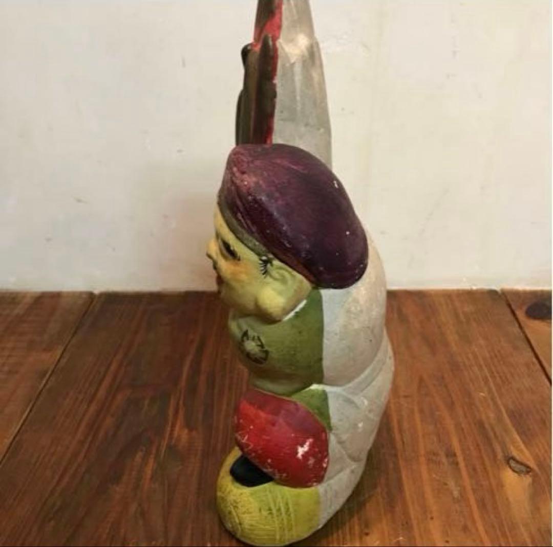 美品　年代物　陶器　恵比寿さま　縁起物　置物　　オブジェ