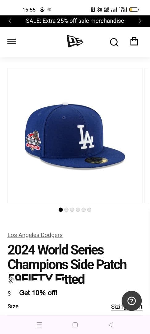 記念グッズ Dodgers Champions Fitted Cap 7 5/8