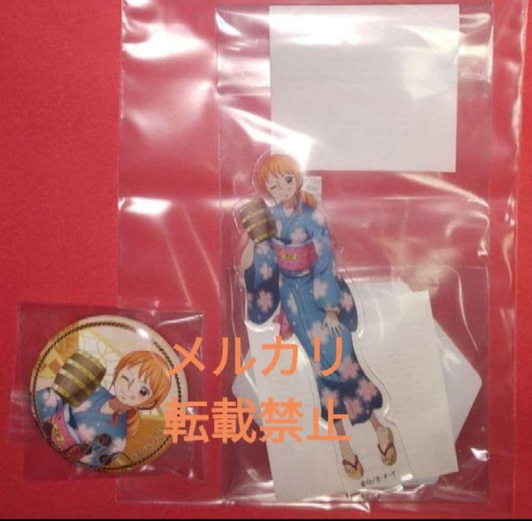 ワンピース ナミ ジャンフェス アクスタ 缶バッジ