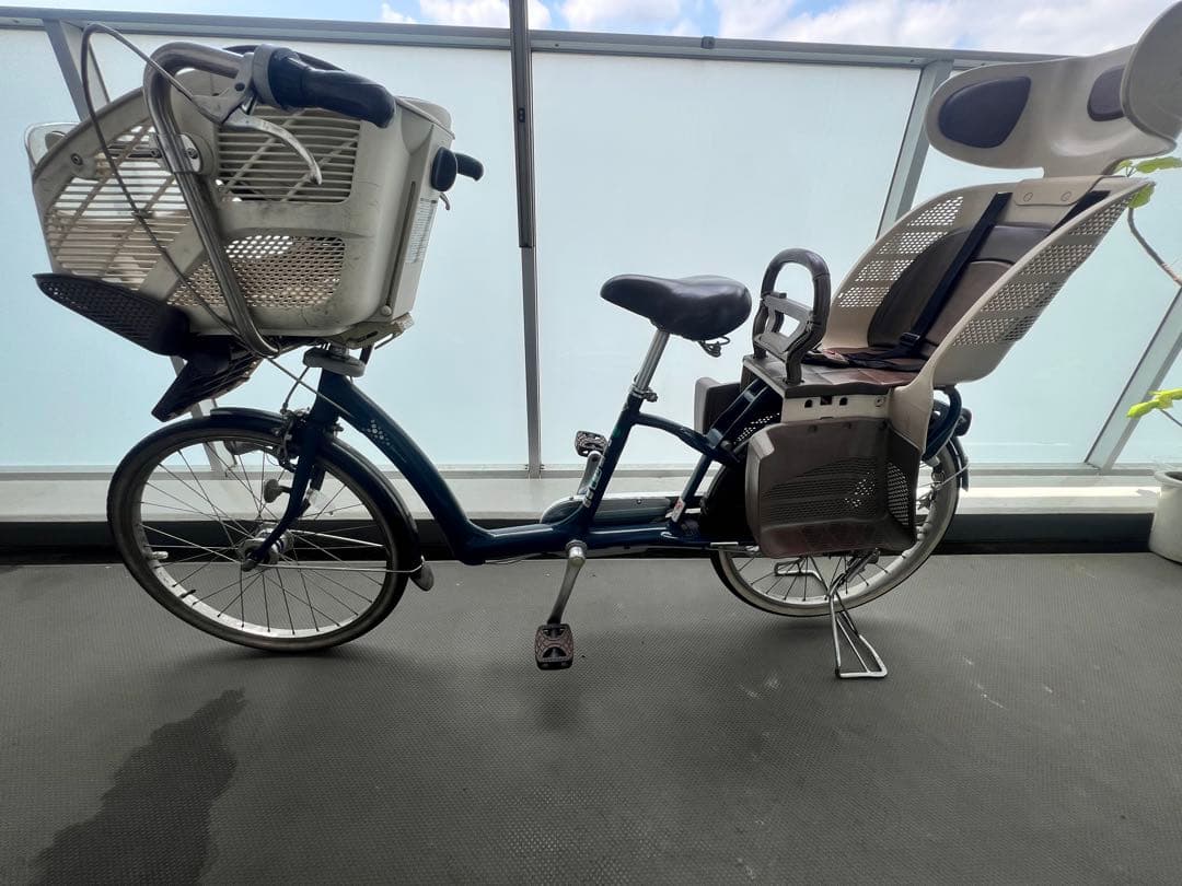 引き取り限定　ブリヂストン子子供乗せ3人乗り自転車