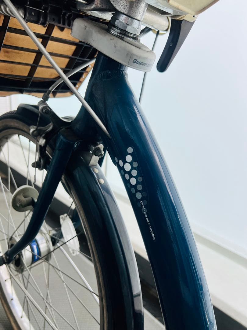 引き取り限定　ブリヂストン子子供乗せ3人乗り自転車