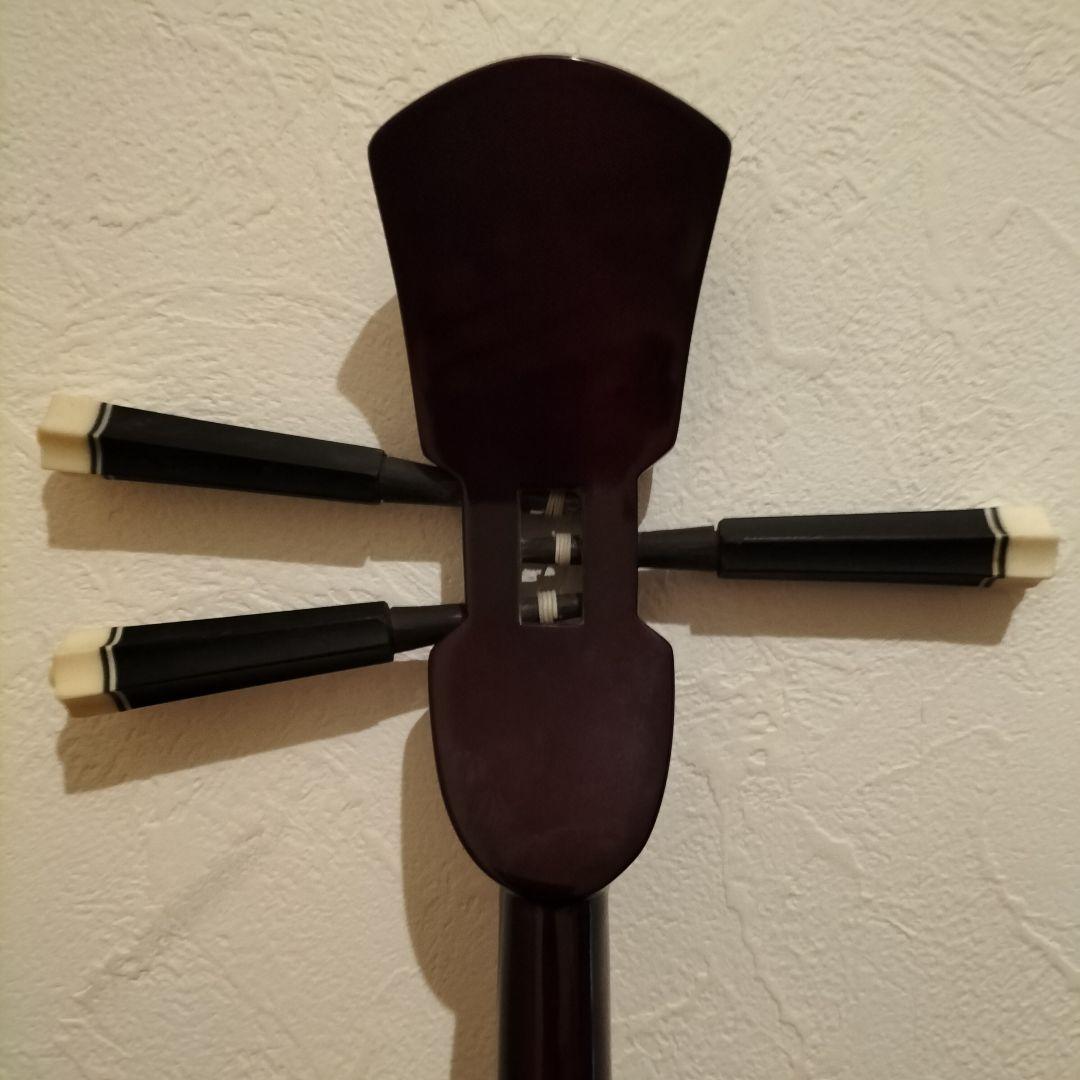 三線 沖縄 蛇皮表1枚張り 裏強化張り 棹重め