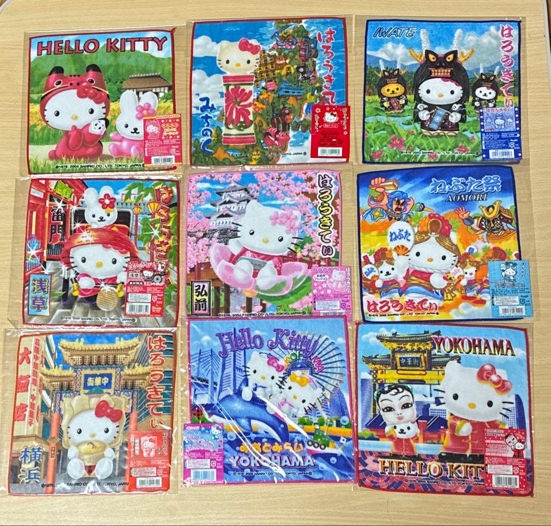 公*o様 ハローキティ　ご当地タオル127枚まとめ売り