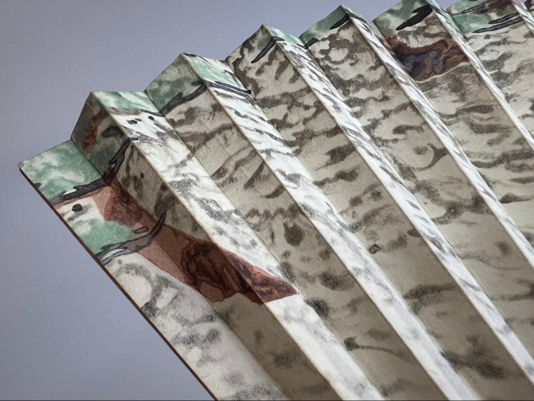 前田青邨 扇面画 日本画 帝室技芸員 文化勲章 萩岡松韻 為書 山田流箏曲