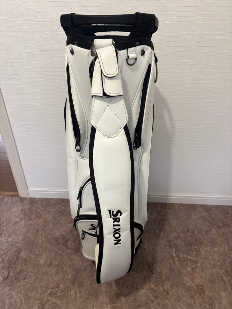 Srixon ゴルフキャディバッグ ホワイト