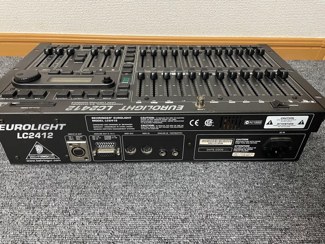 【動作不能】ベリンガー EUROLIGHT LC2412 2台セット