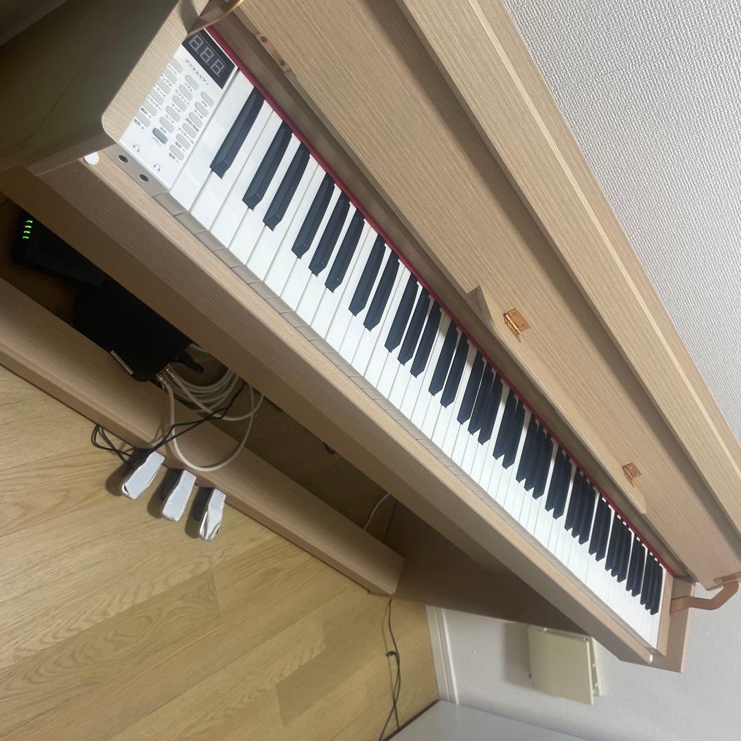 木製電子ピアノ 88鍵 ペダル付き MIDI対応 初心者練習用