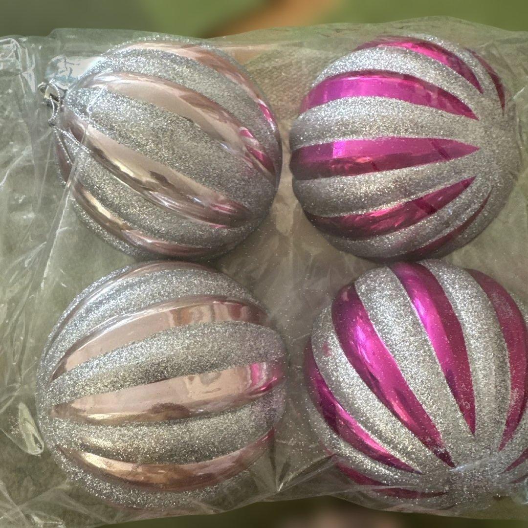 美品　ピンク系　クリスマスオーナメントセット 20個以上セット