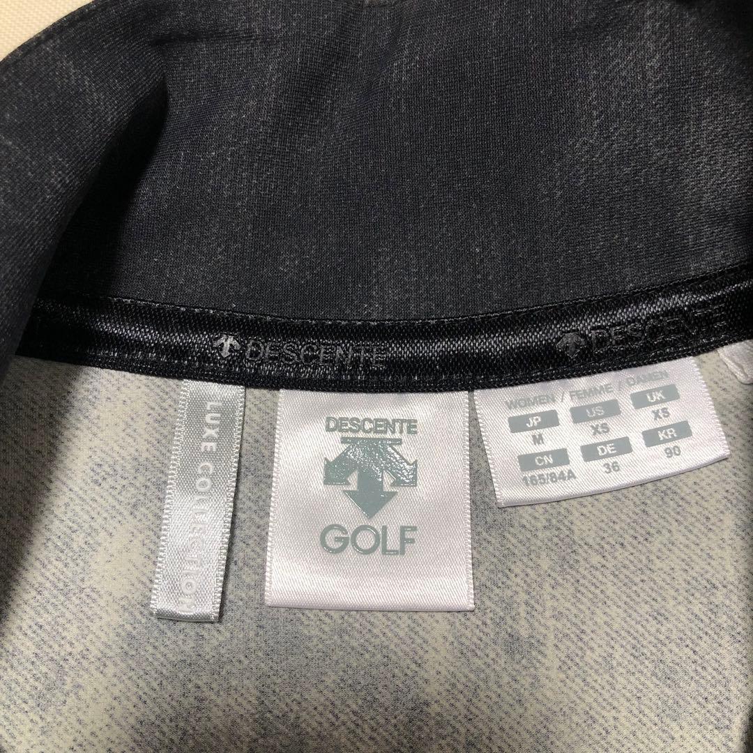 デサントゴルフ セットアップ リュクス ジャージージャケット スカート ブラック