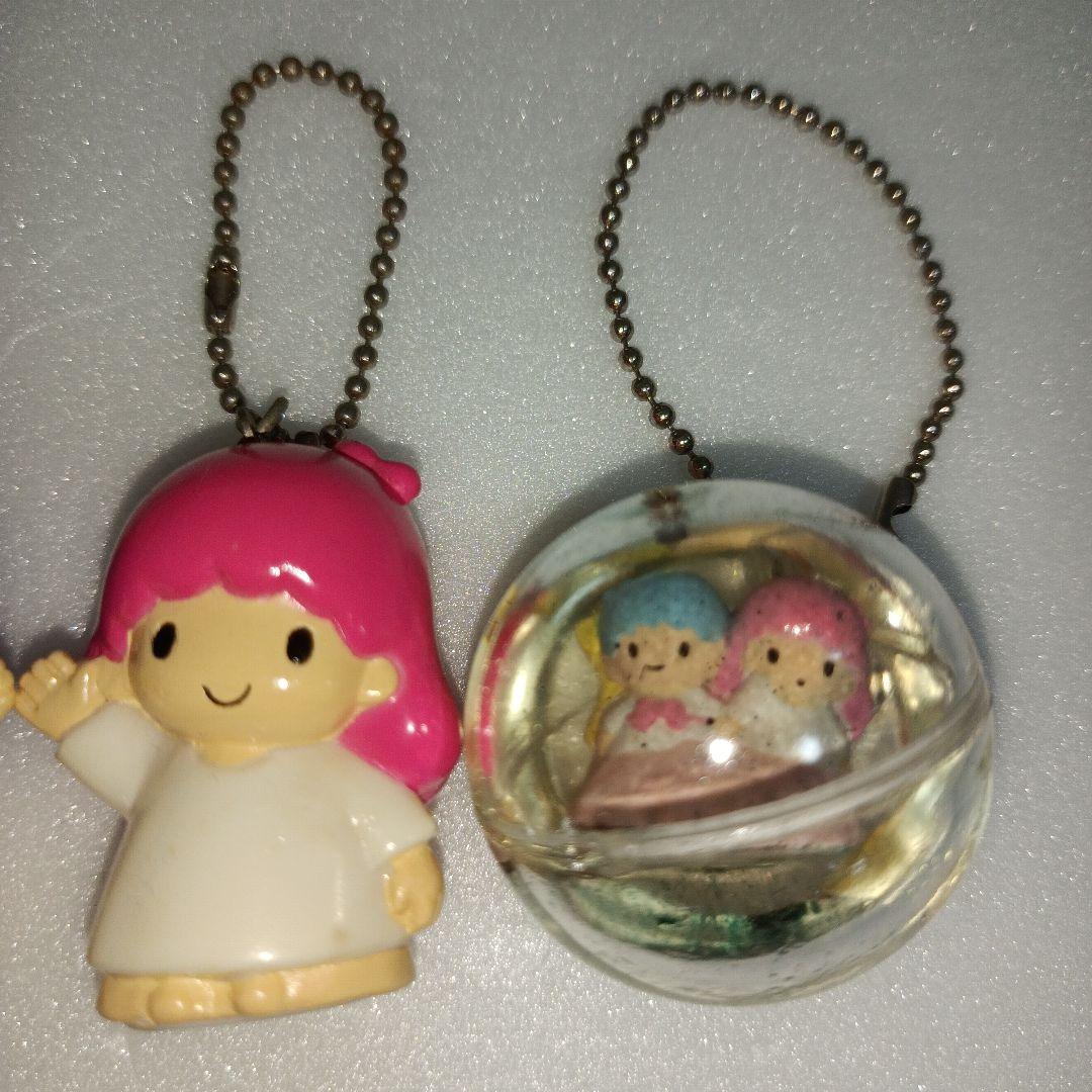 サンリオ　リトルツインスターズ　キキララ 平成レトロ　キーホルダー　オイル　難