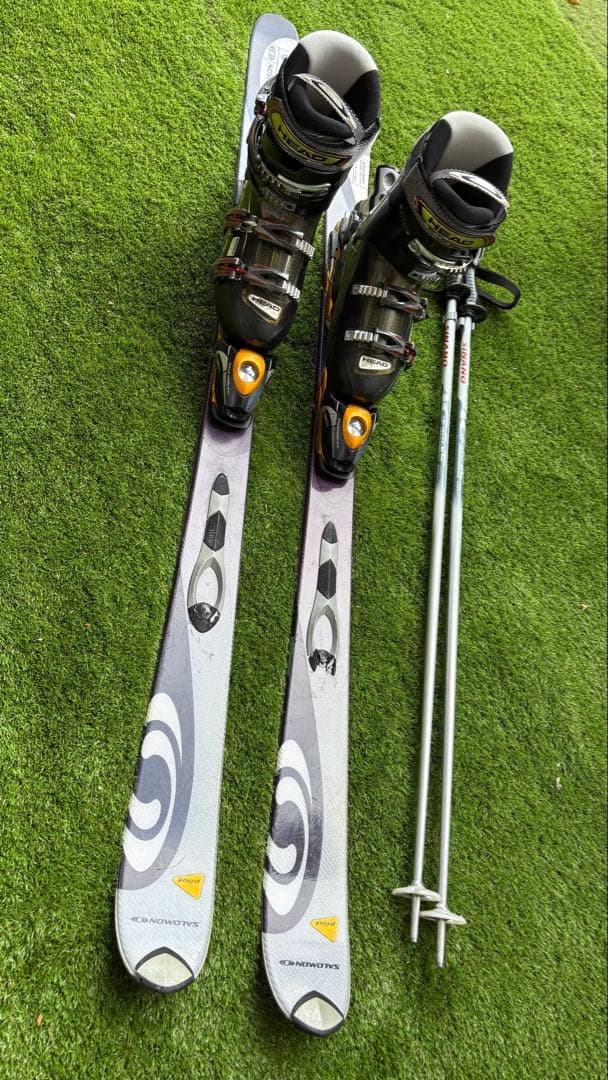 SALOMON メンズ スキー セット 160cm 26.5cm