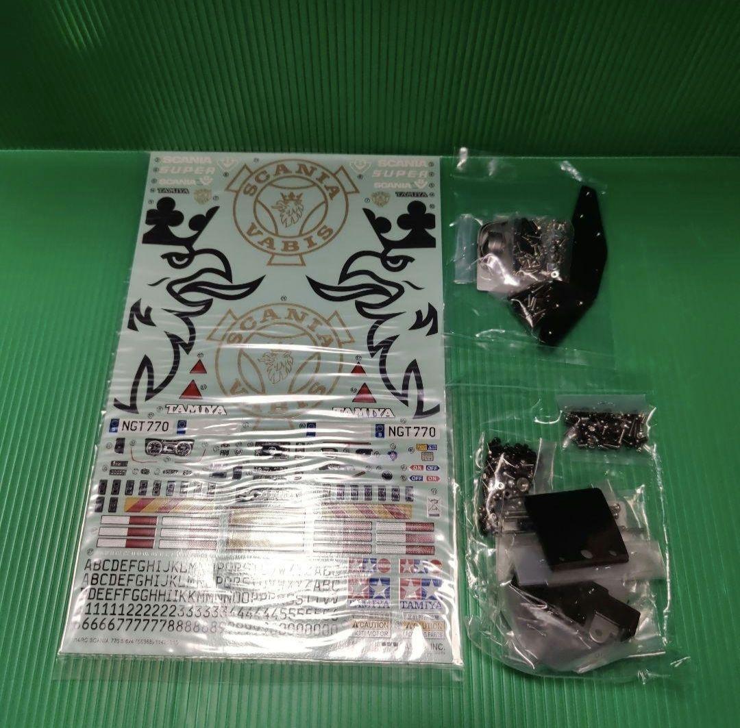 タミヤ 1/14 スカニア 770S ヘッド キャビン周り部品