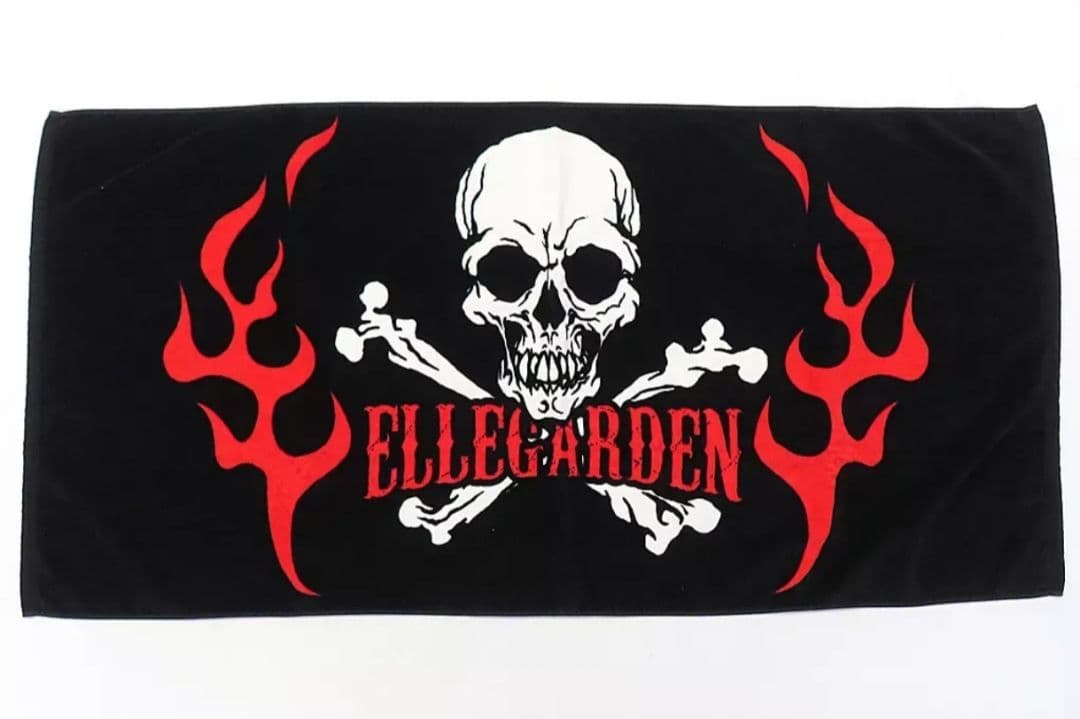ELLEGARDEN スカルバスタオル 未使用