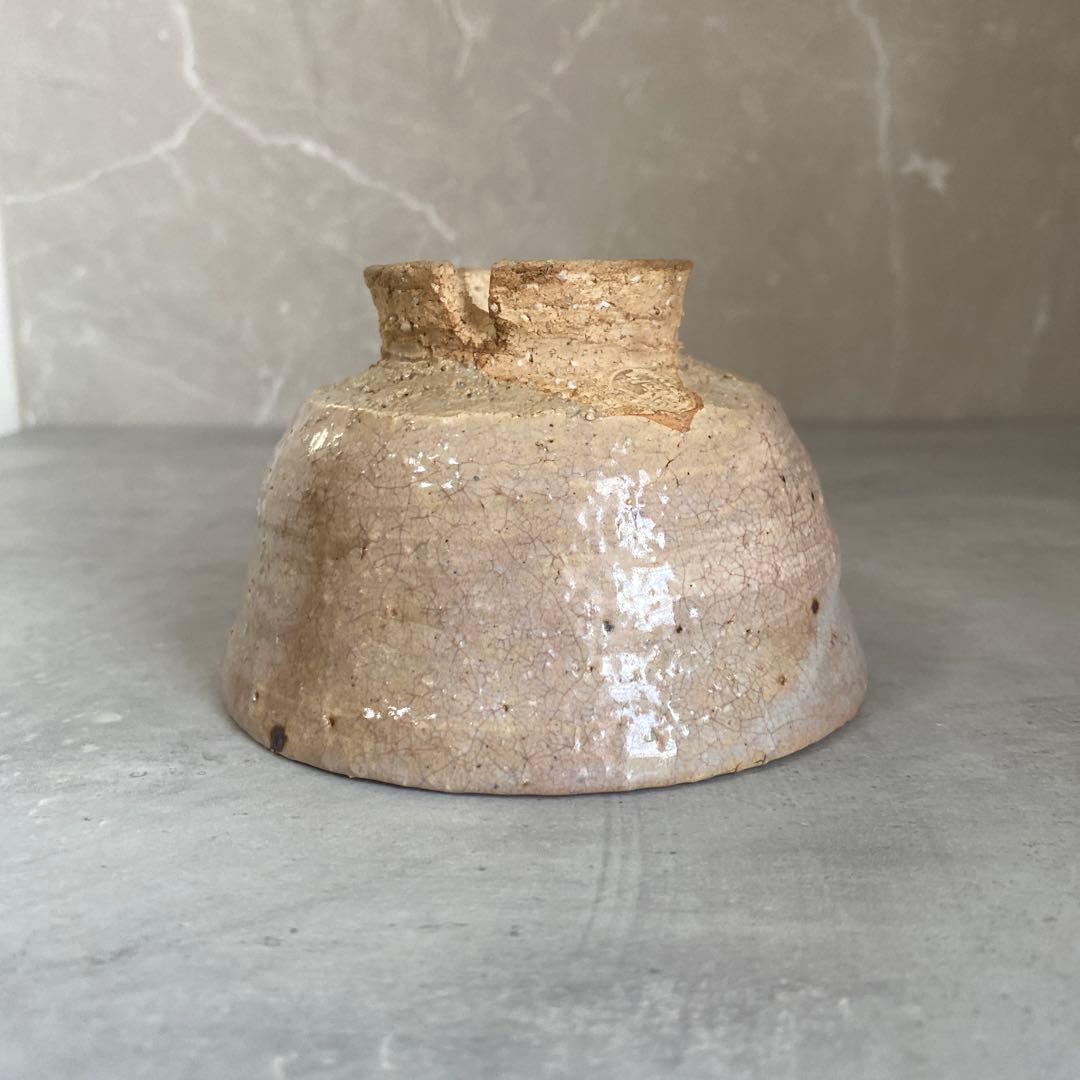 11代坂高麗左衛門 萩焼茶碗 韓峯 共箱難あり 茶道具