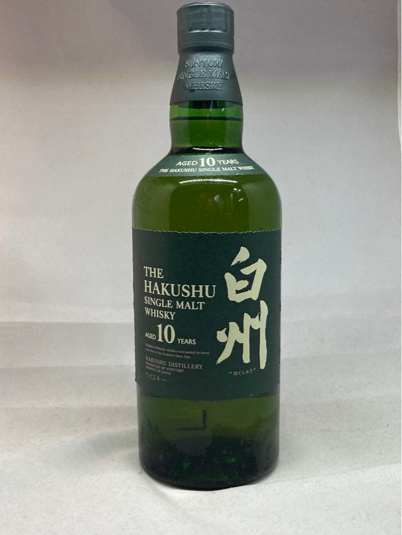 古酒 終売品正規品 白州 10年 シングルモルトウイスキー サントリー750ml