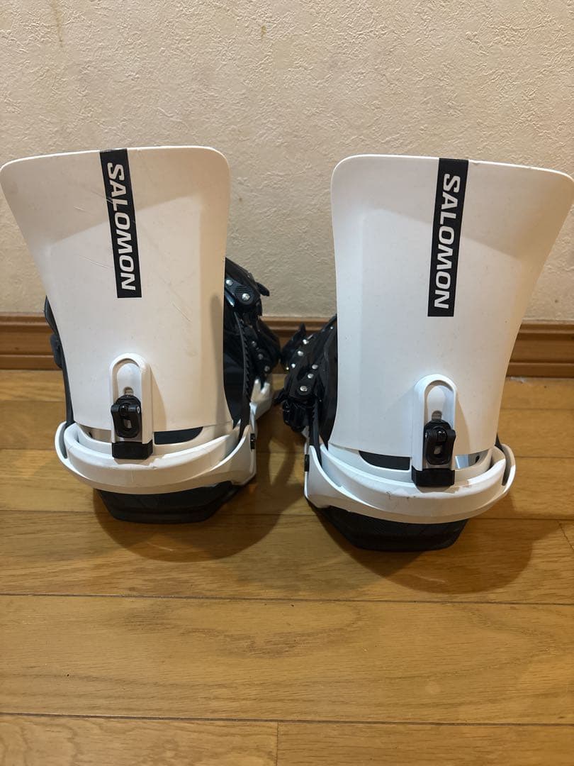 SALOMON スノーボード ビンディング ホワイト/ブラック