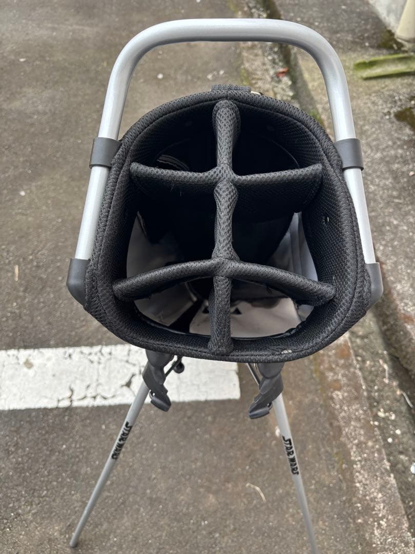 スターウォーズ キャディバッグ 9型 スタンド ホワイト