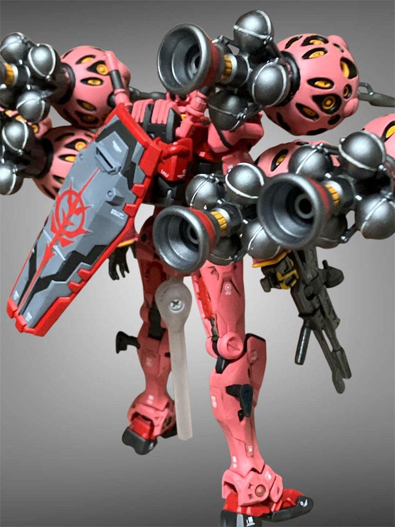 塗装・完成品「赤いガンダム」HG 1/144 フルビット装備