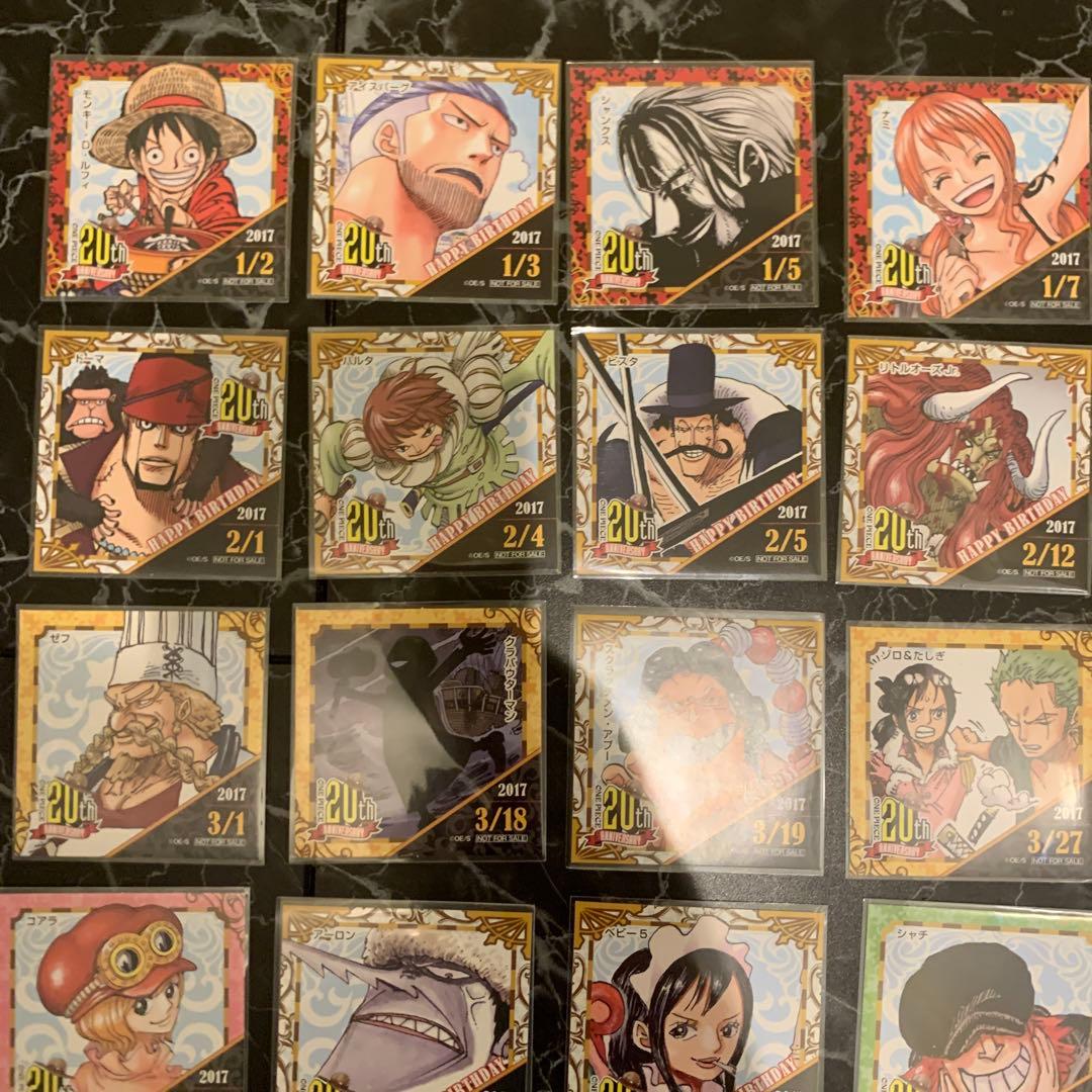 麦わらストア　365日　ステッカー　100種類　以上？　セット　誕生日　ルフィ