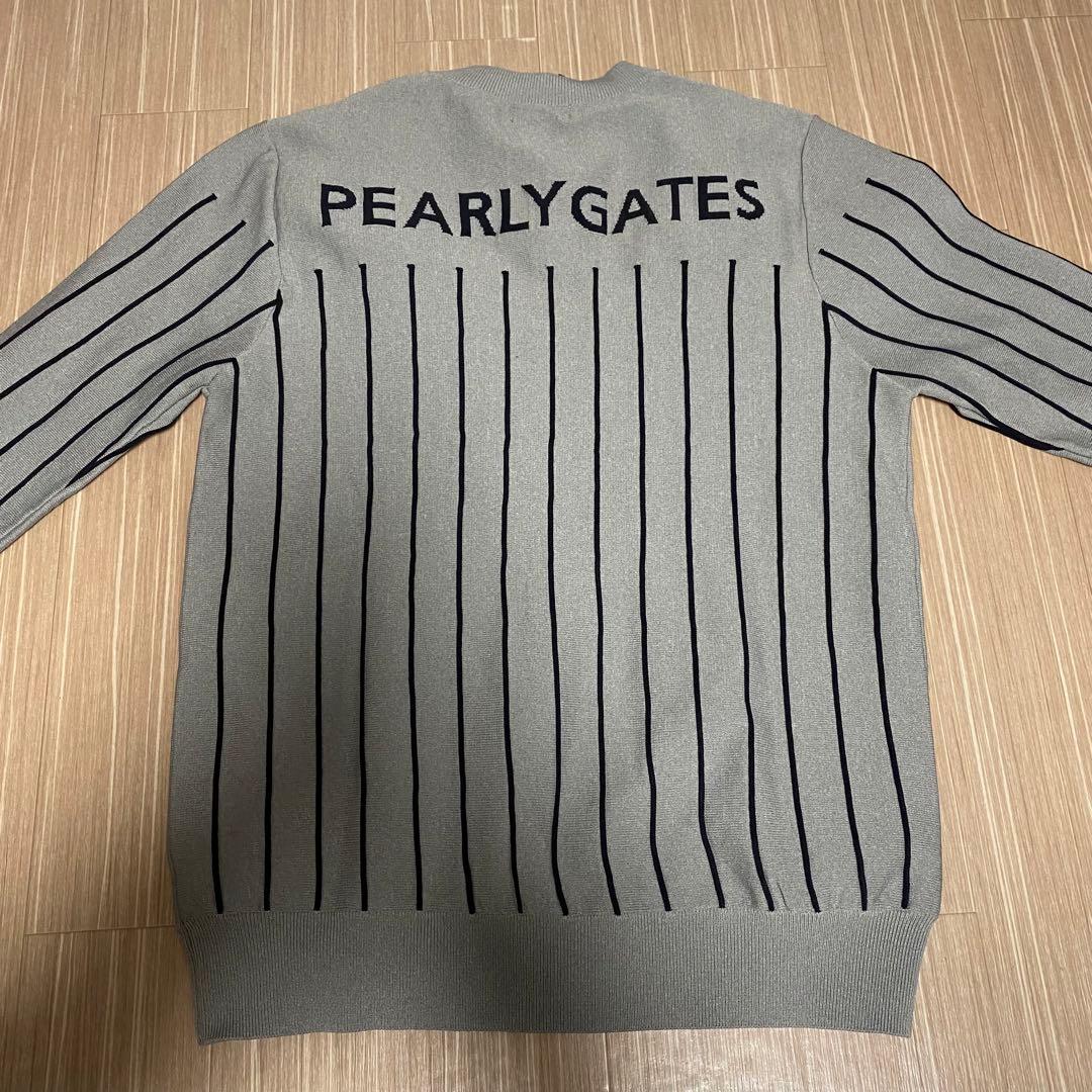 新品タグ付き　パーリーゲイツ　クールネックニット　サイズL