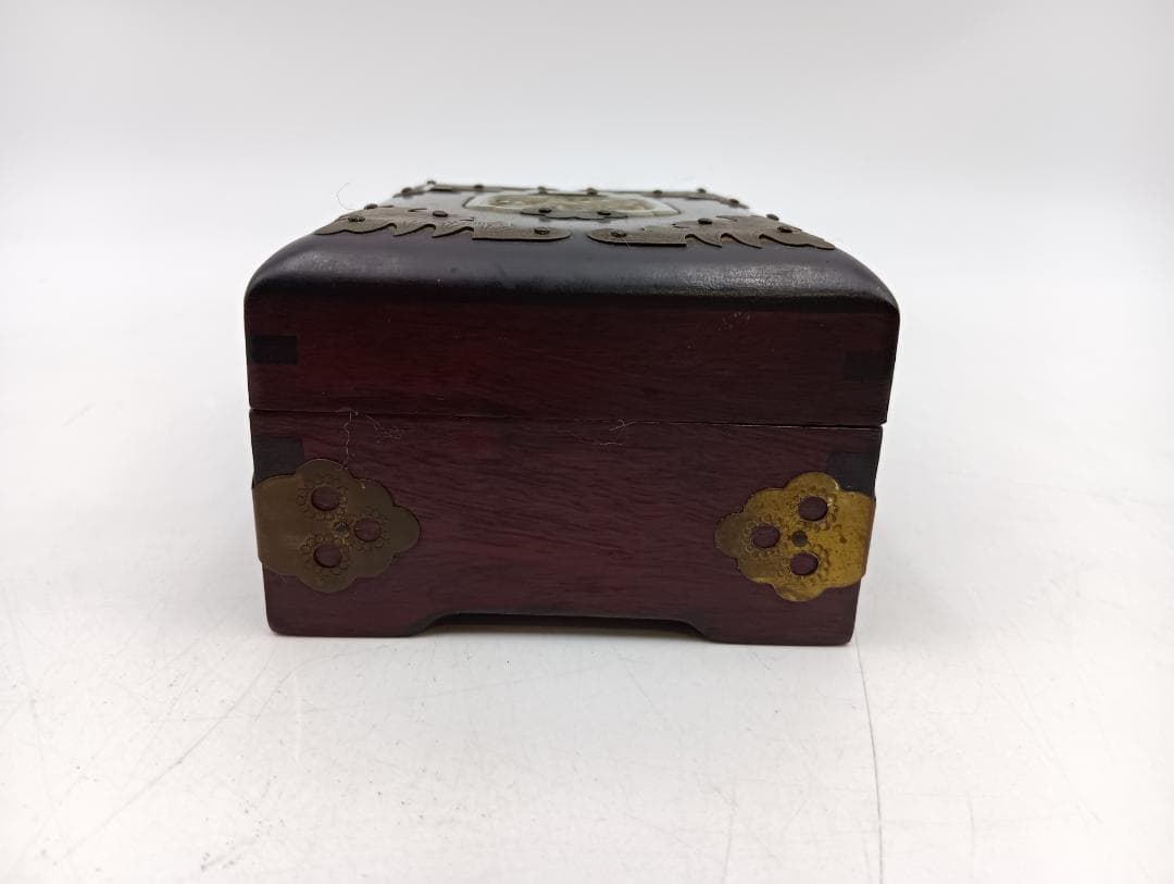 【超貴重】 中国 ヴィンテージ 小物入れ 木製 象嵌細工