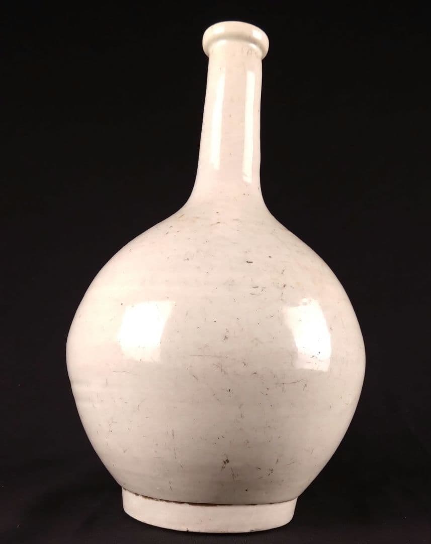 無地白磁瓶 徳利 高麗 李朝 朝鮮 陶磁器 伊万里 有田