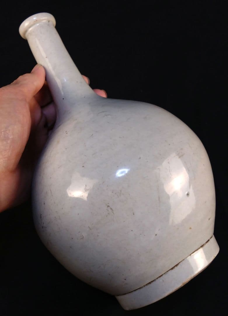 無地白磁瓶 徳利 高麗 李朝 朝鮮 陶磁器 伊万里 有田