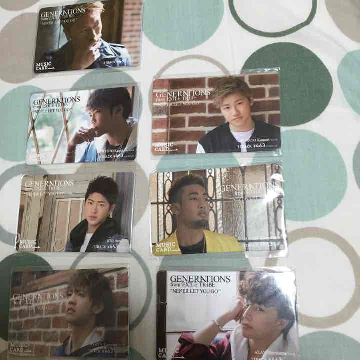 NEVER LET YOU GO ミュージック カード