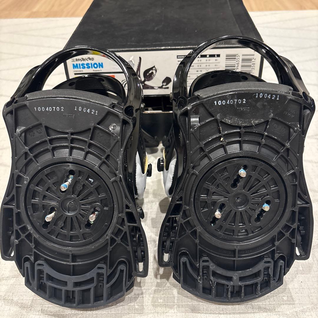 【お得】BURTON MISSION Sサイズスノーボードビンディング