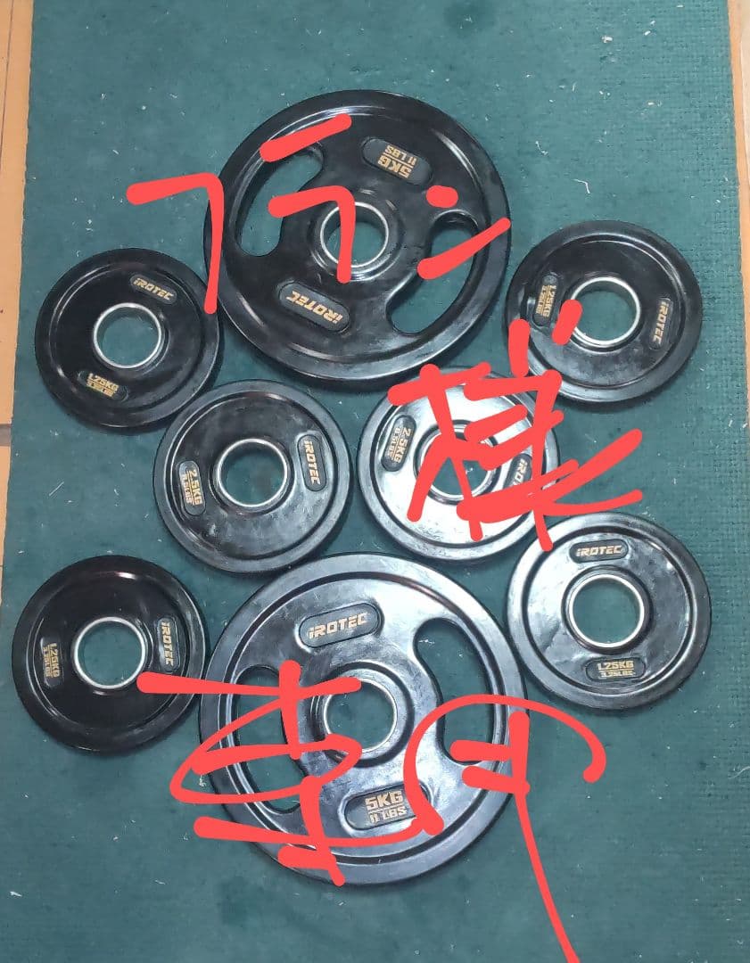 オリンピック プレート IROTEC 20kgセット