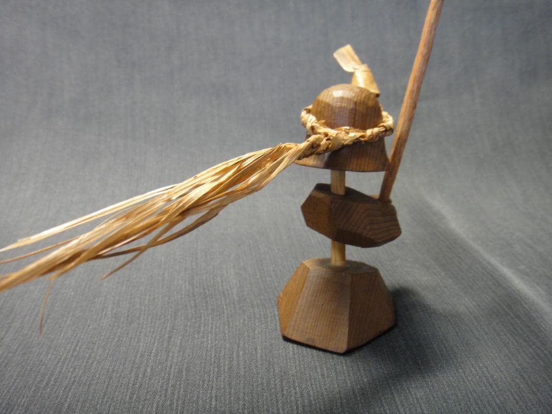 e*n様 希少 藤戸竹喜　ユーカラエカシ　木彫り 彫刻　置物　 アイヌ