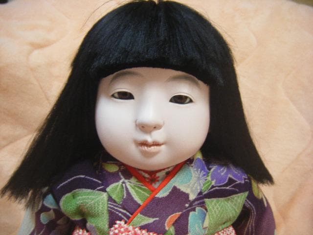 「京都洛齊」市松人形 女の子 約43cm・画像で判断下さい