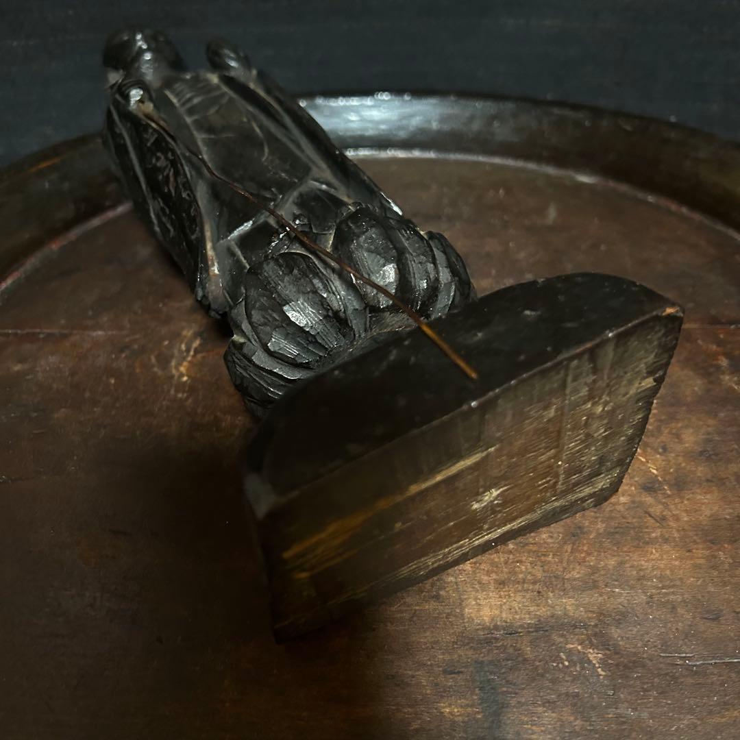 旧家解体時にでた、古い木彫の地蔵尊