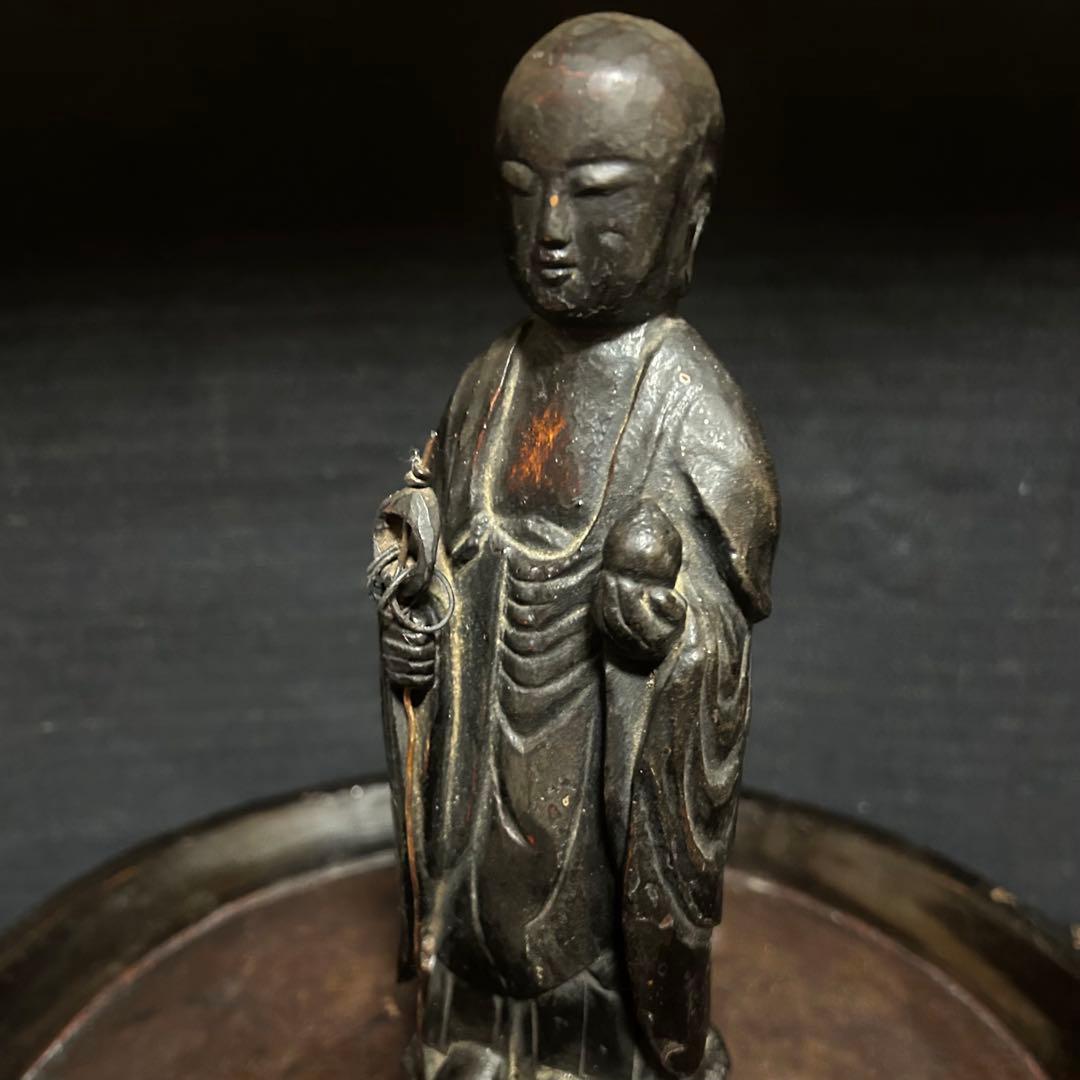 旧家解体時にでた、古い木彫の地蔵尊