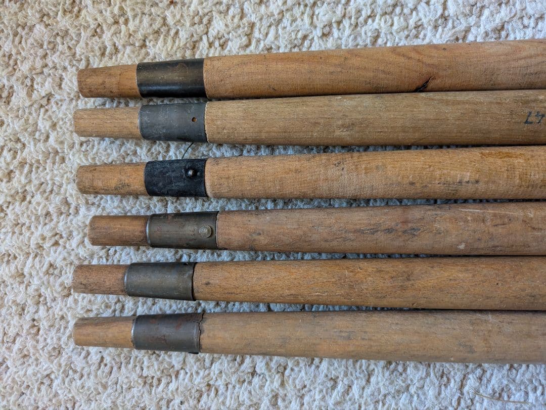 ノルウェー軍幕　ポール　6本セット　used