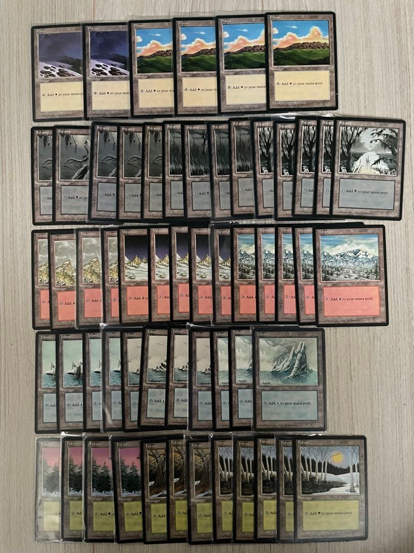 MTG アイスエイジ 基本土地 57枚　まとめ売り