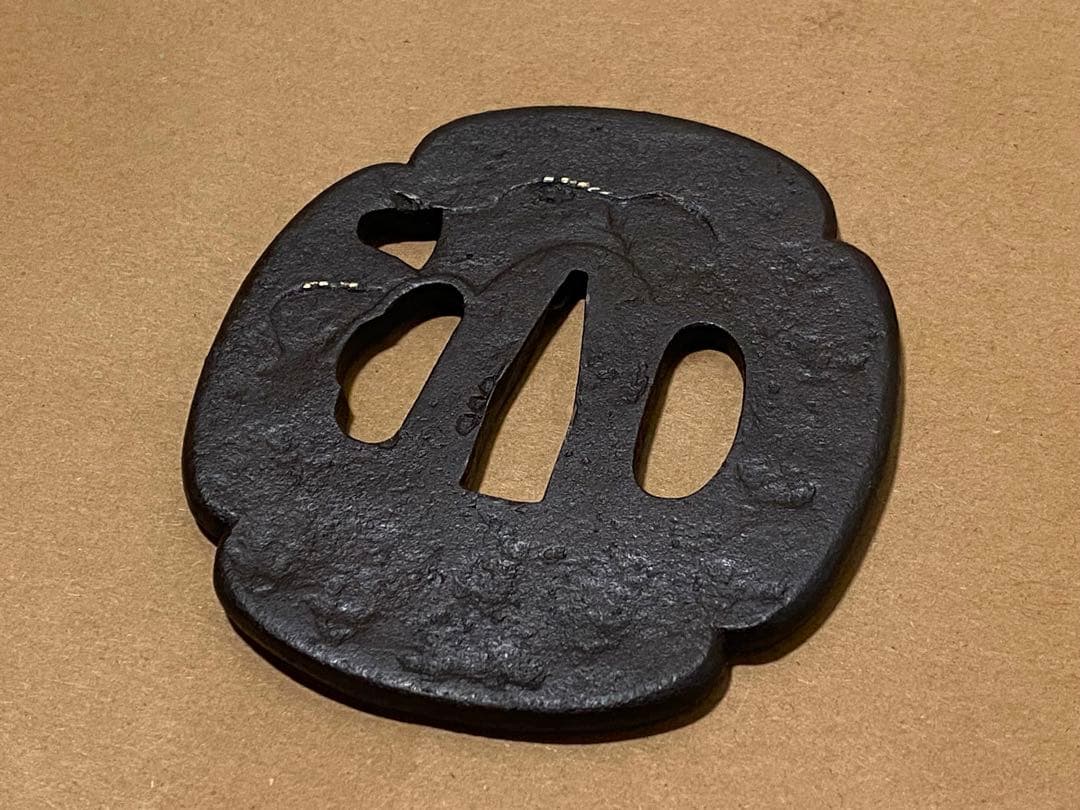 刀装具　鉄鍔　鐔　⑤ 武具　刀　在銘