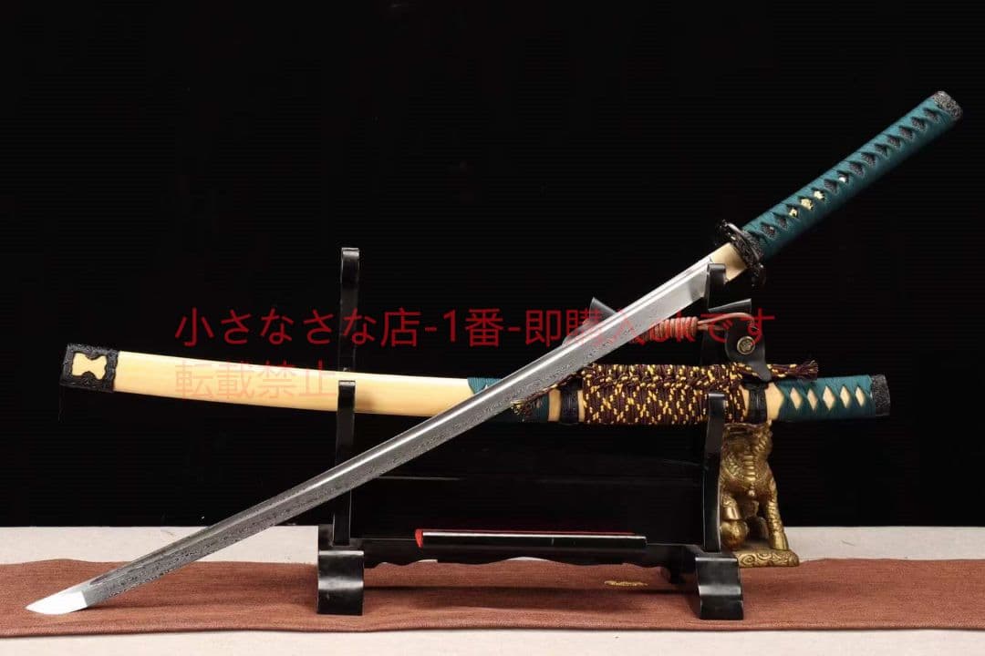 【武士太刀一徳淵】 古兵器 武具 刀装具 日本刀 模造刀 居合刀