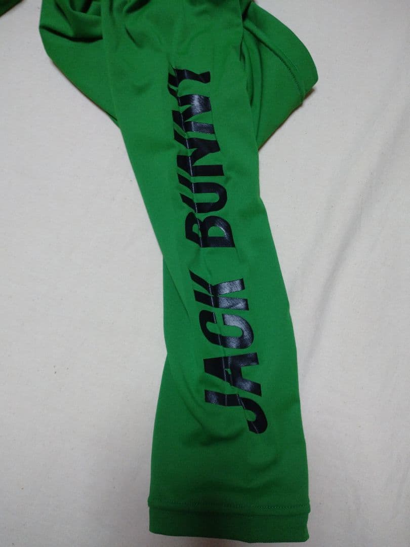 グリーン ハイネック 長袖 6 サイズ LL ジャックバニー ゴルフウェア