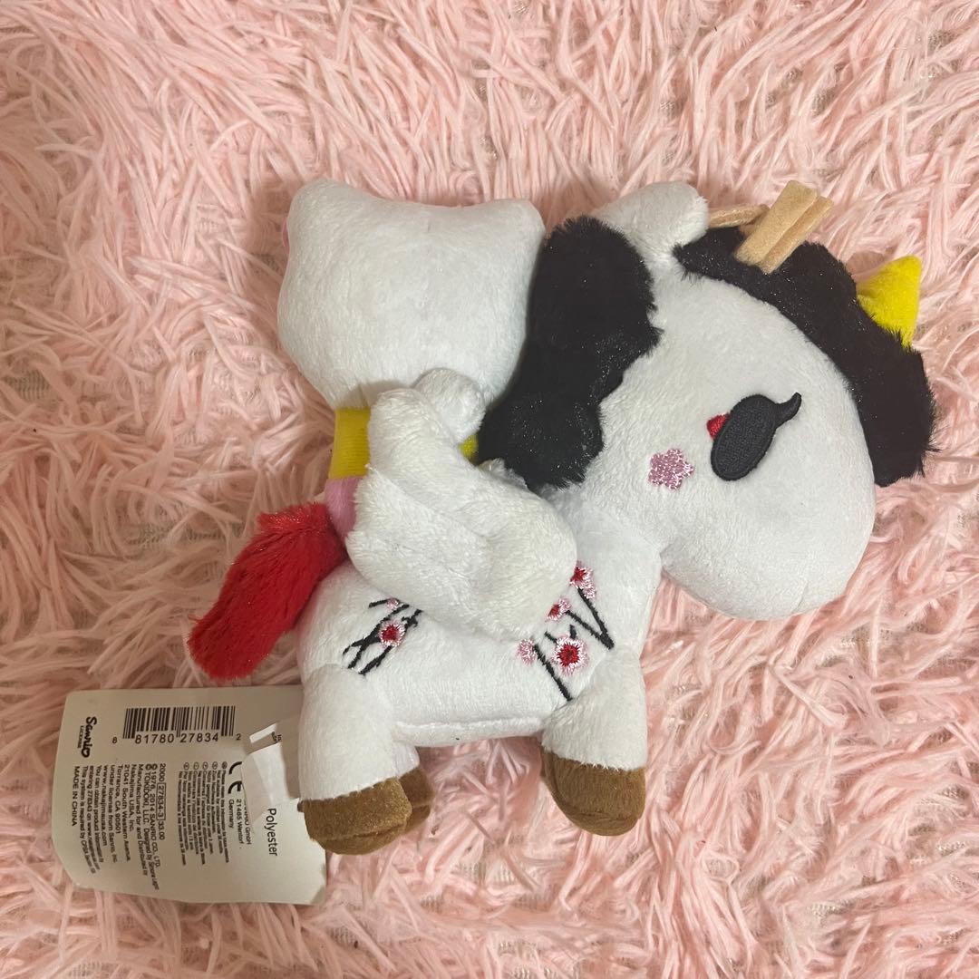 ハローキティ×トキドキ キモノ サクラ ユニコーン ぬいぐるみ
