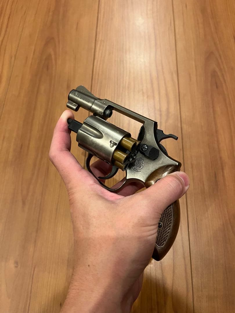 マルシン　ガスリボルバー　S&W　M36　チーフスペシャル　メタルフィニッシュ