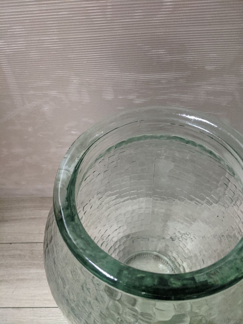 イタリア製 フラワーベース 花瓶 ガラス製 インテリア 花器