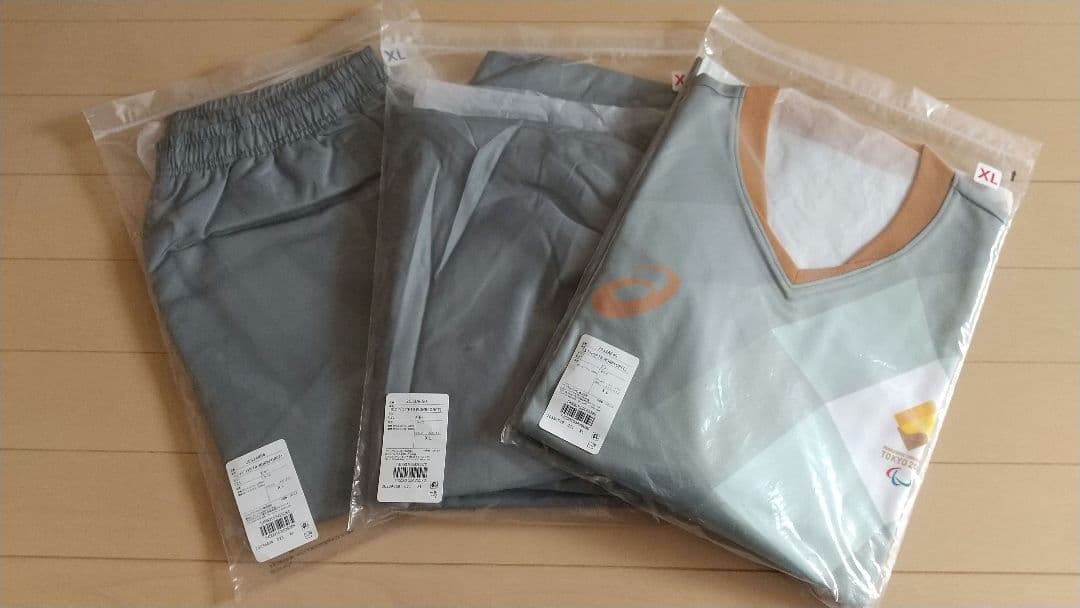 東京2020 パラリンピック 聖火リレー スタッフウェア (XL) 3点セット