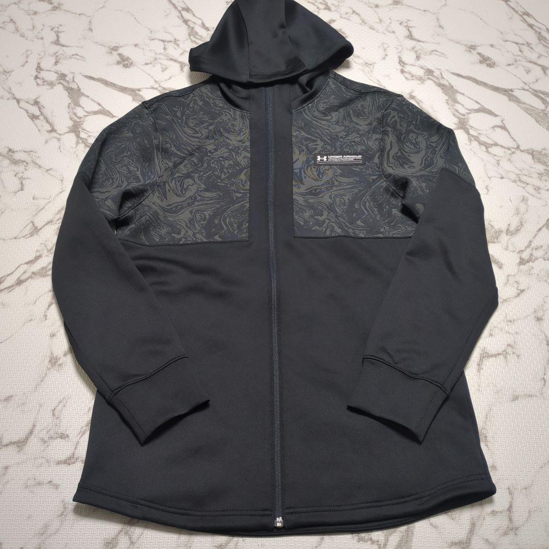 UNDER ARMOUR パーカー パンツ 上下セット ブラック